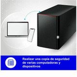Buffalo LinkStation 220 8TB Personal Cloud Storage with Hard Drives Included