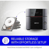 Buffalo TeraStation 3220DN Desktop 4 TB NAS Hard Drives Included