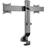 Tripp Lite Dual-Display Monitor Arm with Desk Clamp and Grommet Height Adjustable 17" to 27" Monitors