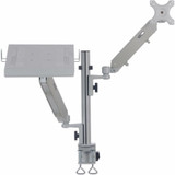 Tripp Lite Full-Motion Desktop Clamp for Laptop and 17" to 32" Monitor, Aluminum, TAA