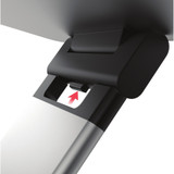 CTA Digital Height Adjustable Folding Desk Mount for Laptops