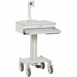 Tripp Lite Mobile Workstation with Monitor Arm, Casters, Locking Drawer, TAA