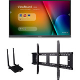 ViewSonic ViewBoard IFP8650-E1 4K Ultra HD Interactive Flat Panel Bundle - 86"