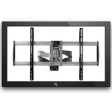 StarTech.com Full Motion TV Wall Mount for 32"-75" VESA Display, Heavy Duty Articulating Adjustable Large TV Wall Mount Bracket, Silver