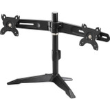 Amer Mounts Stand Based Dual Monitor Mount for two 15"-24" LCD/LED Flat Panel Screens