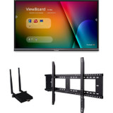 ViewSonic ViewBoard IFP7550-E1 4K Ultra HD Interactive Flat Panel Bundle - 75"