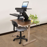 Tripp Lite WorkWise Sit Stand Desktop Workstation Adjustable Standing Desk w/ Clamp