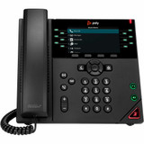 Poly 89B77AA#ABA VVX 450 IP Phone - Corded - Corded - Desktop - Wall Mountable - Black