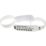 Zebra 10015356K Z-Band UltraSoft Wristband Cartridge Kit (White)