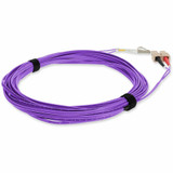 AddOn AOT-SC-LC3MOM3V 3m LC (Male) to SC (Male) Straight Violet OM3 Duplex Fiber OFNR (Riser-Rated) TAA Compliant Patch Cable