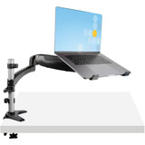 StarTech.com Desk Mount Laptop Arm, Full Motion Articulating Arm/Stand for Laptop or 34" (17.6lb/8kg) Monitor, VESA Mount Laptop Tray