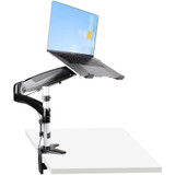 StarTech.com Desk Mount Laptop Arm, Full Motion Articulating Arm/Stand for Laptop or 34" (17.6lb/8kg) Monitor, VESA Mount Laptop Tray