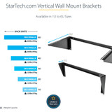 StarTech.com 6U 19-Inch Steel Vertical Rack and Wallmountable Server Rack