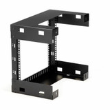 StarTech.com 2-Post 8U Heavy-Duty Wall-Mount Network Rack, 19" Open Frame Server Rack for Computer Equipment, Wall Mount Data Rack~