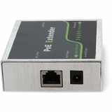 AddOn ADD-POE-EXT-1G Gigabit PoE Extender: 1-Port In / 1-Port Out 10/100/1000M PoE Copper Ethernet RJ45 Extender for Cat5e or Better.