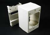 Wiremold 2344D-WH Extra Deep Device Box Fitting in White