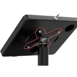 CTA Digital Desk Mount, Dual USB Hub & Security Enclosure for iPad Gen 7-10 & More (Black)