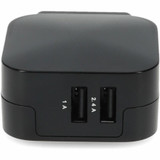 AddOn Wall Plug to 2USB 5v 3.4A for US Black