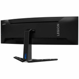 Lenovo Legion R45w-30 45" Class Dual Quad HD (DQHD) Curved Screen Gaming LED Monitor - 32:9 - Black