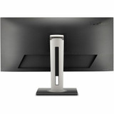 ViewSonic Ergonomic VG3456A - 34" 21:9 Ultrawide 1440p IPS Monitor with Built-In Docking, 100W USB-C, RJ45 - 300 cd/m&#178;