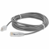 AddOn ADD-50FSLCAT6A-GY  Cat6a Slim UTP Patch Network Cable