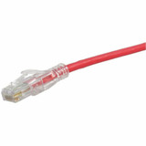 Ortronics 28awg Reduced diameter C6A/10G channel cord Red 5FT