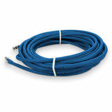 AddOn 25ft RJ-45 (Male) to RJ-45 (Male) Blue Straight Cat6A UTP Plenum Copper Cable