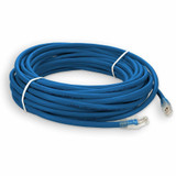 AddOn 25ft RJ-45 (Male) to RJ-45 (Male) Blue Straight Cat6A UTP Plenum Copper Cable