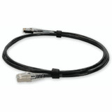 AddOn ADD-5FSLCAT6A-BK  Cat6a Slim UTP Patch Network Cable