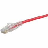Ortronics 28awg Reduced diameter C6A/10G channel cord Red 9FT