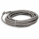 AddOn 16ft RJ-45 (Male) to RJ-45 (Male) Straight Gray Cat6 UTP PVC Copper Patch Cable