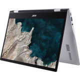 Acer Chromebook Spin 513 CP513-1H CP513-1H-S60F 13.3" Touchscreen Convertible 2 in 1 Chromebook - Full HD - 1920 x 1080 - Qualcomm Kryo 468 Octa-core (8 Core) 2.10 GHz - 4 GB Total RAM - 64 GB Flash Memory - Pure Silver