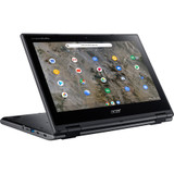 Acer Chromebook Spin 311 R721T R721T-62ZQ 11.6" Touchscreen Convertible 2 in 1 Chromebook - HD - 1366 x 768 - AMD A-Series A6-9220C Dual-core (2 Core) 1.80 GHz - 4 GB Total RAM - 32 GB Flash Memory - Shale Black