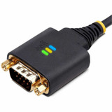 StarTech.com 6.6ft/2m USB to Null Modem Serial Adapter Cable, COM Retention, FTDI, RS232, Changeable DB9 Screws/Nuts, Windows/macOS/Linux