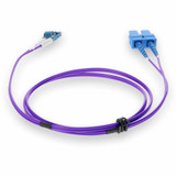 AddOn ADD-SC-LC-2M9SMF-PE Fiber Optic Duplex Patch Network Cable