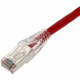 AddOn 15ft Red CAT 6 Shielded PVC Ethernet Cable Snagless Easy Clear Boot TAA RJ-45 M/M