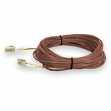 AddOn ADD-LC-LC-15M5OM4-BN-TAA Fiber Optic Duplex Patch Network Cable