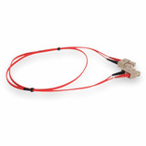 AddOn ADD-SC-SC-1M5OM4-RD Fiber Optic Duplex Patch Network Cable