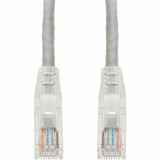 AddOn 5ft Gray CAT 6 PVC Ethernet Cable Snagless Easy Clear Boot TAA RJ-45 M/M