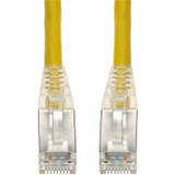 AddOn 20ft Yellow CAT 6A Shielded PVC Ethernet Cable Snagless Bubble Boot RJ-45 M/M