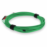 AddOn 2m ST (Male) to ST (Male) Green OM4 Duplex Fiber OFNR (Riser-Rated) Patch Cable