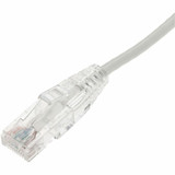 AddOn 7ft White CAT 6A Slim PVC Ethernet Cable Snagless Clear-Claw TAA RJ-45 M/M