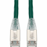 AddOn 12ft Green CAT 6A Shielded PVC Ethernet Cable Snagless Bubble Boot RJ-45 M/M