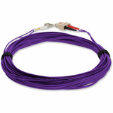 AddOn 5m LC (Male) to SC (Male) Purple OM4 Duplex Fiber OFNR (Riser-Rated) Patch Cable