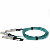 Mellanox MFS1S50-H015V Compatible TAA 200G-AOC QSFP56 to 2xQSFP56 Infiniband HDR Active Optical Cable (850nm, MMF, 15m, LSZH)