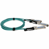 Mellanox MFS1S50-H015V Compatible TAA 200G-AOC QSFP56 to 2xQSFP56 Infiniband HDR Active Optical Cable (850nm, MMF, 15m, LSZH)