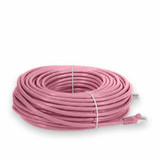 AddOn 60ft RJ-45 (Male) to RJ-45 (Male) Pink Cat6 Straight STP PVC Copper Patch Cable