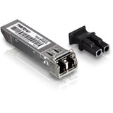 TRENDnet SFP Multi-Mode LC Module, Up To 550m (1800 Ft), Mini-GBIC, Hot Pluggable, IEEE 802.3z Gigabit Ethernet, Supports Up To 1.25 Gbps, Lifetime Protection, Silver, TEG-MGBSX