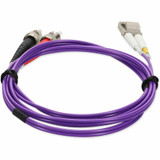 AddOn ADD-ST-LC-3M5OM4-PE-TAA Fiber Optic Duplex Patch Network Cable