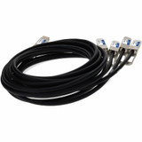 Mellanox MCP7F60-W001R30 Compatible TAA Compliant 400GBase-CU QSFP-DD 400G to 4xQSFP56 100G PAM-4 Direct Attach Cable (Passive Twinax, 1m)